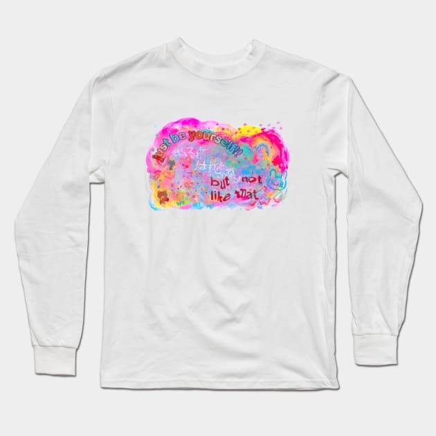 societal subtext Long Sleeve T-Shirt by gummygunk